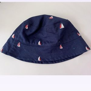 Janie and Jack Sailboat Bucket Hat, NWT